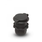 M.N.C Szivargyújtó helyére beépíthető USB aljzat, ZÖLD LED világítással, csavaros kivitel, 2 x USB - 5V - 2,1A (54926GR)