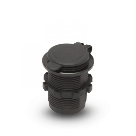 M.N.C Szivargyújtó helyére beépíthető USB aljzat, ZÖLD LED világítással, csavaros kivitel, 2 x USB - 5V - 2,1A (54926GR)