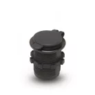 M.N.C Szivargyújtó helyére beépíthető USB aljzat, kék LED világítással, csavaros kivitel, 2 x USB - 5V - 2,1A (54926RD)