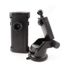 Telefontartó - tapadókorongos - max 260 mm - fekete