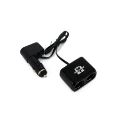   Szivargyújtóaljzatba csatlakoztatható 2-es elosztó + 1A USB csatlakozás