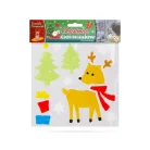 Zselés ablakdekor - karácsonyi