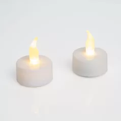 LED-es teamécses - fehér - 2 db / bliszter