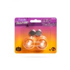 LED teamécses - Halloween, narancs - 2 db / csomag