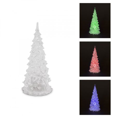 LED karácsonyfa - 12 cm