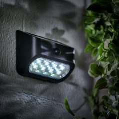   Mozgásérzékelős szolár lámpa - 14 x 6,5 x 10 cm - 8 x SMD LED