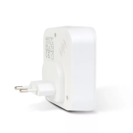 Digitális elem- és vezeték nélküli csengő - Kinetic - 2 beltéri - fehér - kék LED