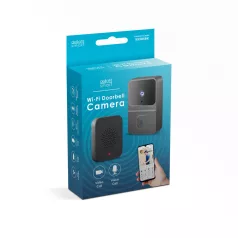   Smart videó kaputelefon szett - Wi-Fi-s, akkumulátoros - HD - fekete