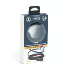 Adatkábel - Type-C / Type-C - mágneses - fekete - 1m - 3A - 60W