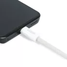 Notebook töltőkábel - adatkábel - Type-C / Type-C - fehér - 1 m - 5 A - 240 W