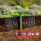 Leszúrható szolár kártevőriasztó - 80 mAh - 500 m2 - IP44