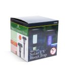 Szolár UV rovarcsapda + lámpa funkció - leszúrótüskével, fekete