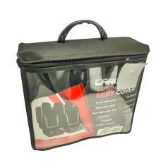   Autós üléshuzat szett - szürke / fekete - 9 db-os - HSA003