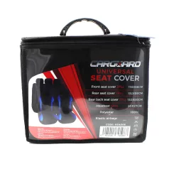 Autós üléshuzat szett - kék / fekete - 9 db-os - HSA006