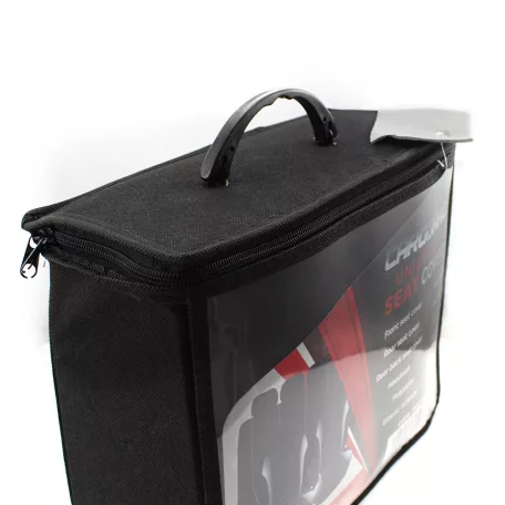 Autós üléshuzat szett - szürke / fekete - 9 db-os - HSA005