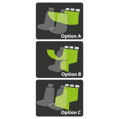 Ülésvédő huzat - fekete - 130 x 160 cm