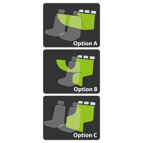 Ülésvédő huzat - fekete - 130 x 160 cm