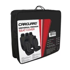   Autós üléshuzat szett - bézs / fekete - 11 db-os - HSA010