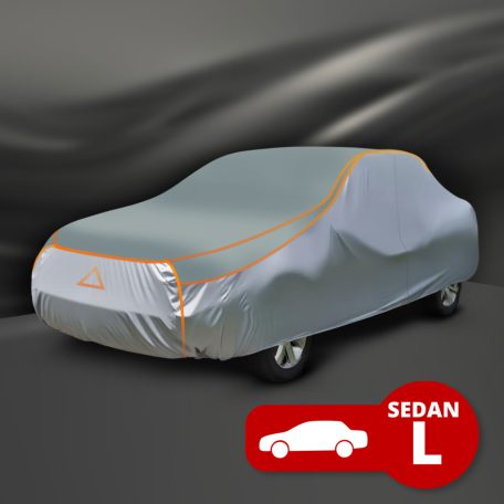 Jégeső elleni autótakaró ponyva - sedan - "L" méret - 483 x 165 x 120 cm