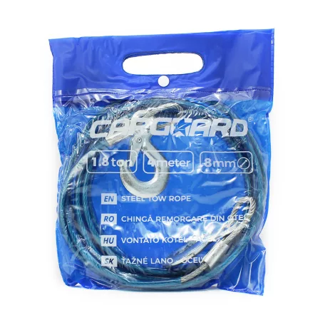 Drót vontatókötél - max. 1800 kg - 4 m