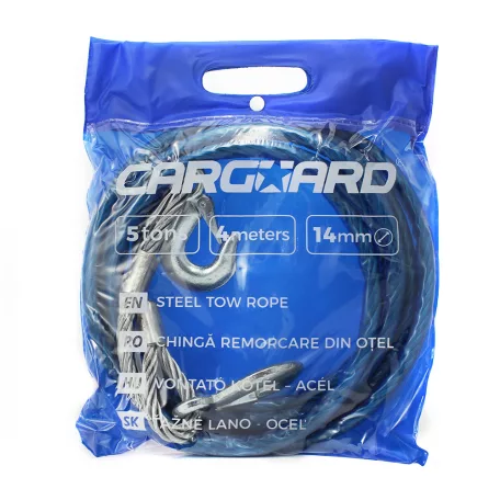 Drót vontatókötél - max. 5000 kg - 4 m