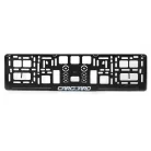 Rendszámtábla keret, műanyag