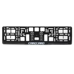 Rendszámtábla keret, műanyag