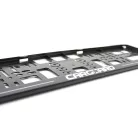 Rendszámtábla keret, műanyag