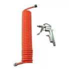 Légfúvó pisztoly - pneumatikus - 5 m PU tömlővel