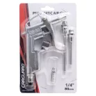Légfúvó pisztoly - pneumatikkus - cserélhető fúvókákkal - 16/50/80 mm - 1/4"