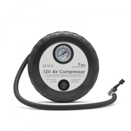M.N.C hordozható pótkerék helyére illesztehtő Kompresszor 7bar 12v