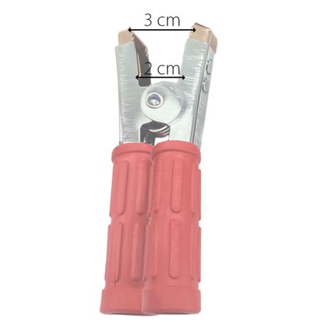 Akkumulátor csipesz pár - krokodil - max 1000 A