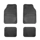 Univerzális autós gumiszőnyeg szett - 68 x 44 cm, 44 x 34 cm - PVC - fekete