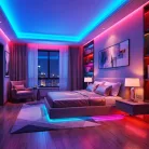 RGB LED szalag - 3 m - IP65 - 220-240V - 5050 SMD - 30 LED/m - 7,2W/m