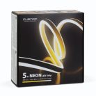 NEON LED szalag - melegfehér - 5 m - 220-240V - 2835 SMD - 120 LED/m - 6W/m