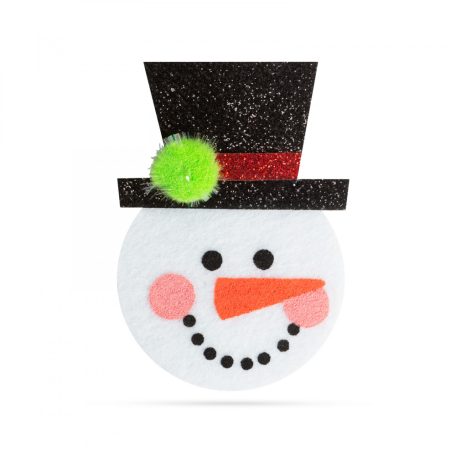 Karácsonyfadísz szett - hóember - 2 db / csomag