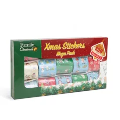 Karácsonyi ajándék matrica szett