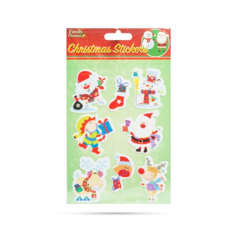 Karácsonyi matrica szett - 3 féle