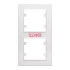 Karea 2-es keret, vertikális, fehér