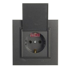 Karea 1-es földelt dugalj csapfedeles