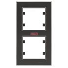 Karea 2-es keret, vertikális, antracit