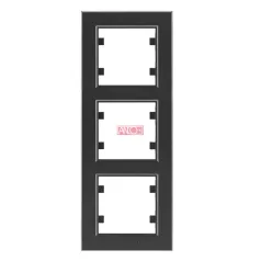 Karea 3-as keret, vertikális, antracit