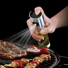   Olaj és ecet permetező spray - rozsdamentes acél, üveg - 100 ml