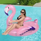 Felfújható matrac - flamingó - 153 x 143 cm