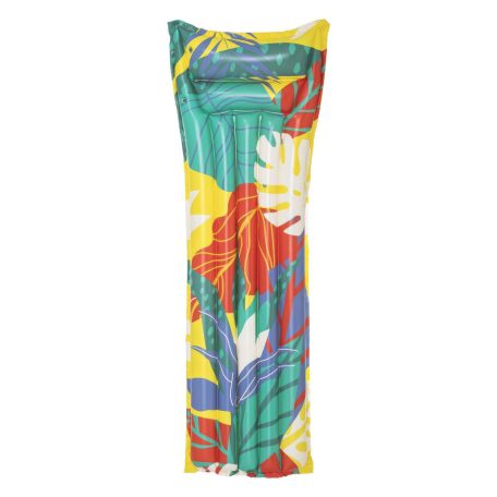 Felfújható úszómatrac - virágos - 183 x 69 cm