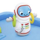 Felfújható vizi játszótér medence - galaxis - 228 x 206 x 84 cm