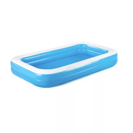 Felfújható medence - 305 x 183 x 46 cm - fehér / kék