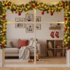 Fenyő girland - zöld - 270 cm - PET