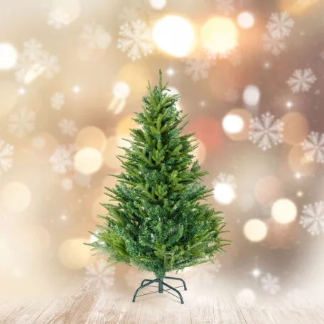 Műfenyő - 150 cm - 3D lucfenyő - PE / PVC