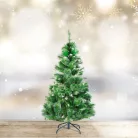 Műfenyő - 150 cm - ezüstfenyő dús ágakkal - PVC - havas